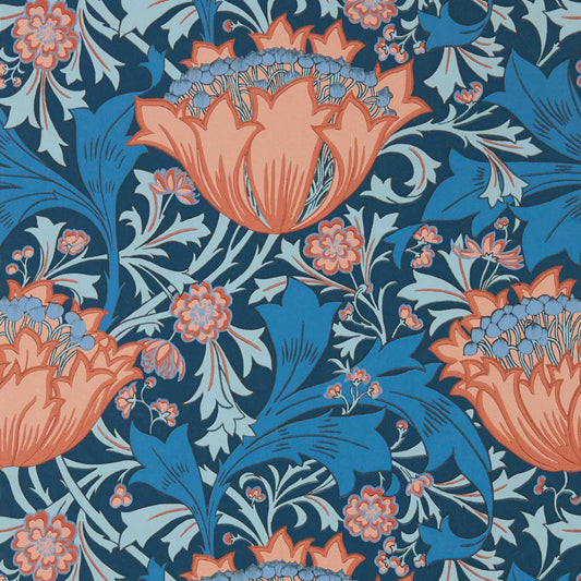 The St Sabastian Wallpaper - Midnight Embers - 510011 - Morris & Co