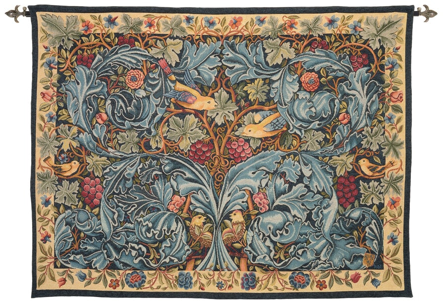 Vine & Acanthus Loom Woven Tapestry - Hines of Oxford