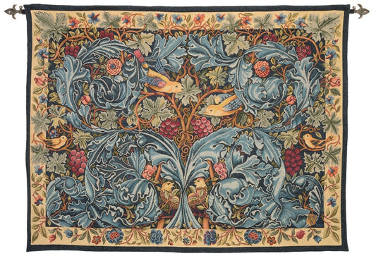 Vine & Acanthus Loom Woven Tapestry - Hines of Oxford