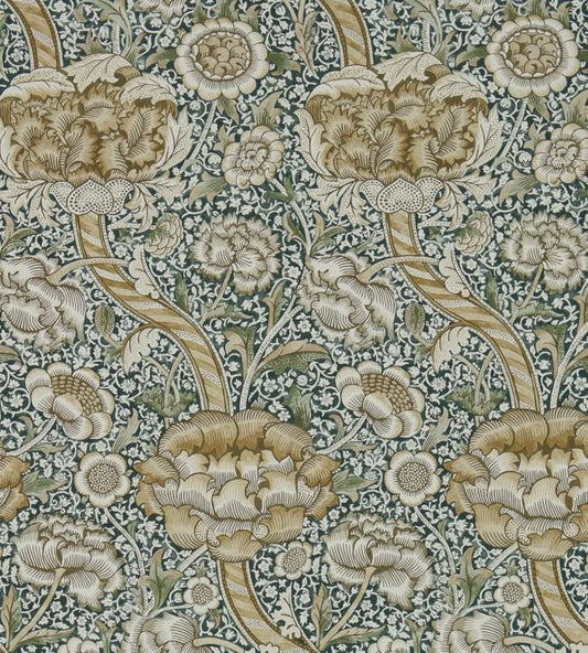 Wandle Wallpaper - Forest/Mustard - 216421 - Morris & Co