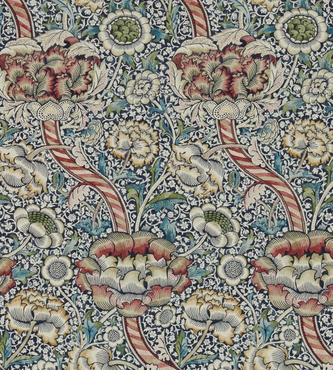 Wandle Wallpaper - Indigo/Madder - 216420 - Morris & Co