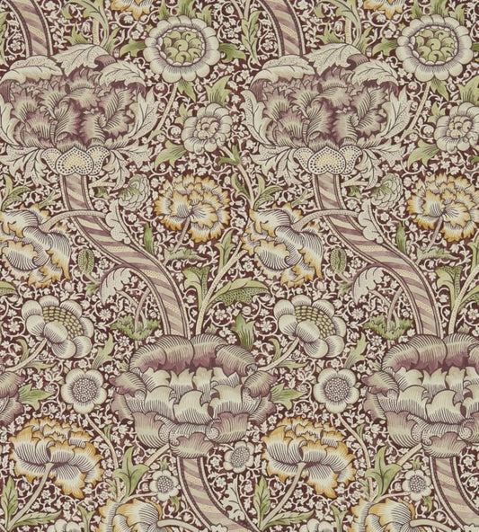 Wandle Wallpaper - Wine/Saffron - 216424 - Morris & Co