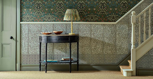 William Morris Willow Boughs Dado Wallpaper - Cream - Lincrusta