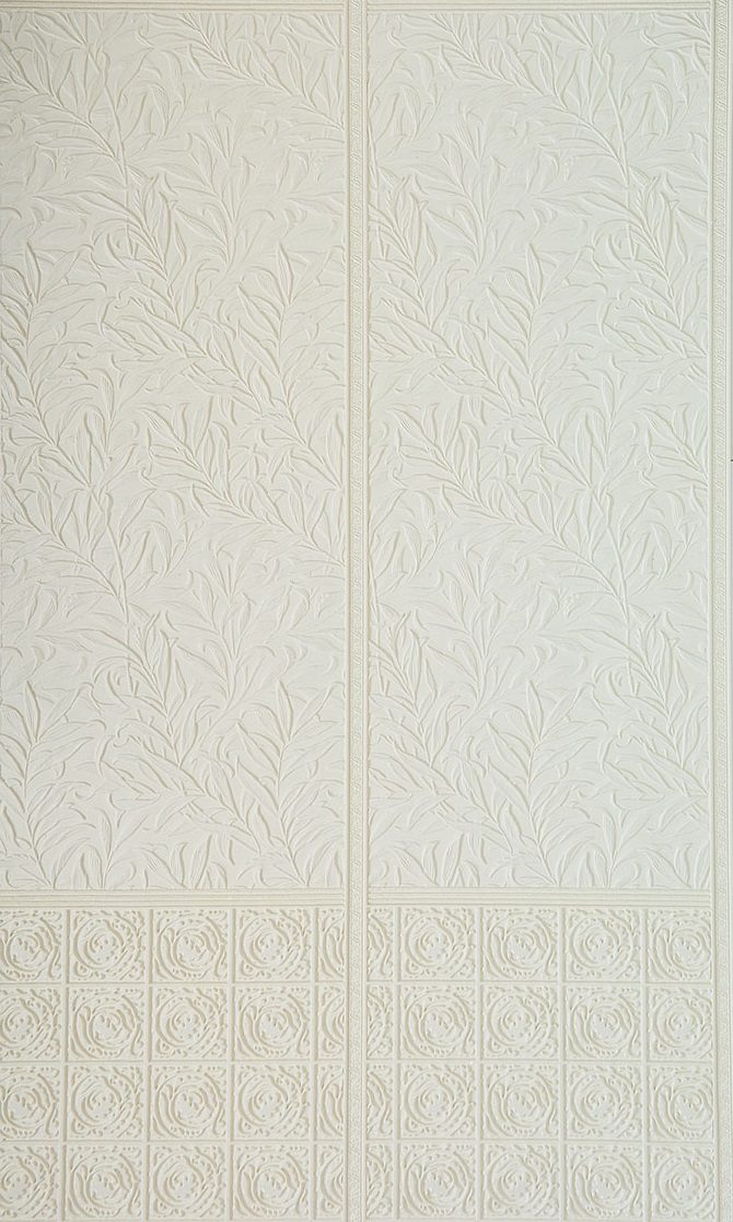 William Morris Willow Boughs Dado Wallpaper - Cream - Lincrusta