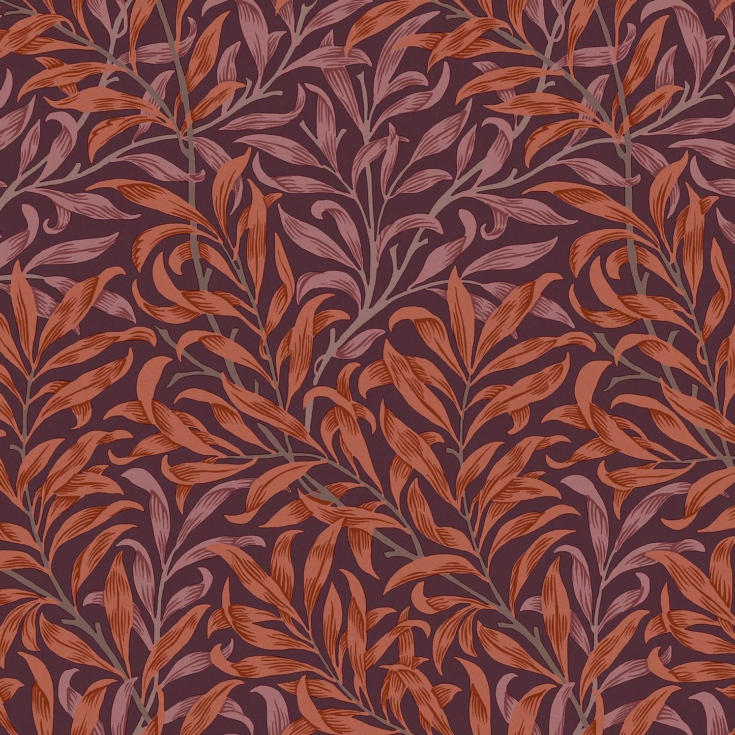 Willow Bough Wallpaper - Plum - William Morris AH