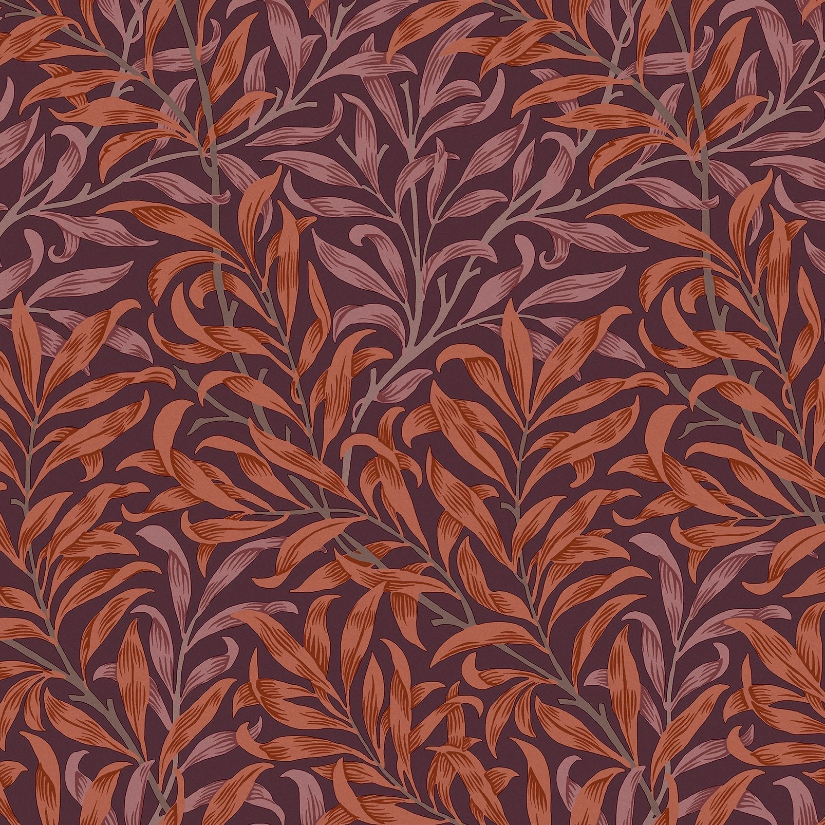 Willow Bough Wallpaper - Plum - William Morris AH