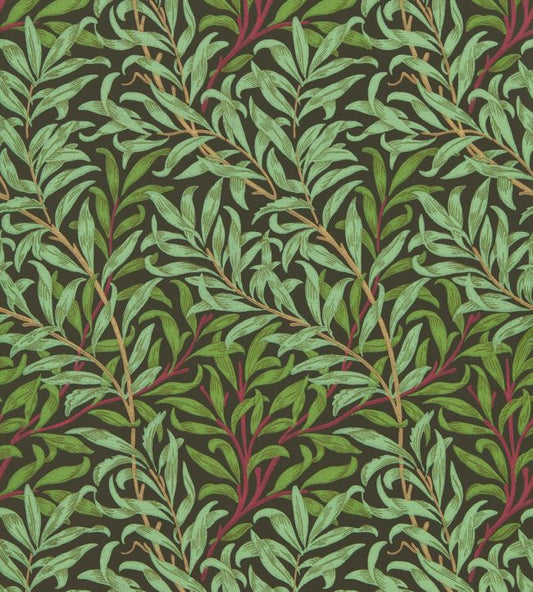 Willow Boughs Wallpaper - Bitter Chocolate - 216950 - Morris & Co