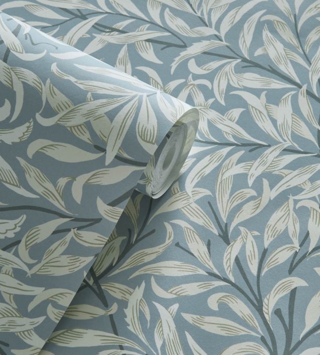 Willow Boughs Wallpaper - Dove - Clarke & Clarke