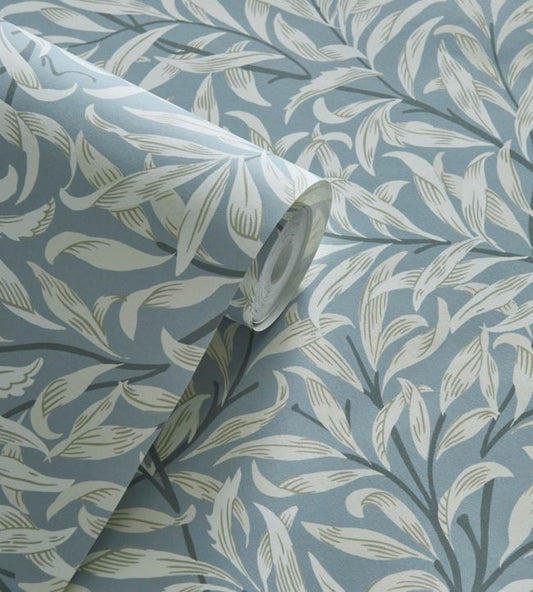 Willow Boughs Wallpaper - Dove - Clarke & Clarke