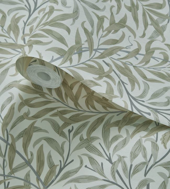 Willow Boughs Wallpaper - Linen - Clarke & Clarke