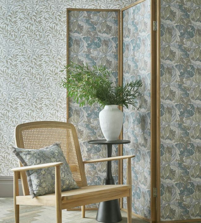 Willow Boughs Wallpaper - Linen - Clarke & Clarke