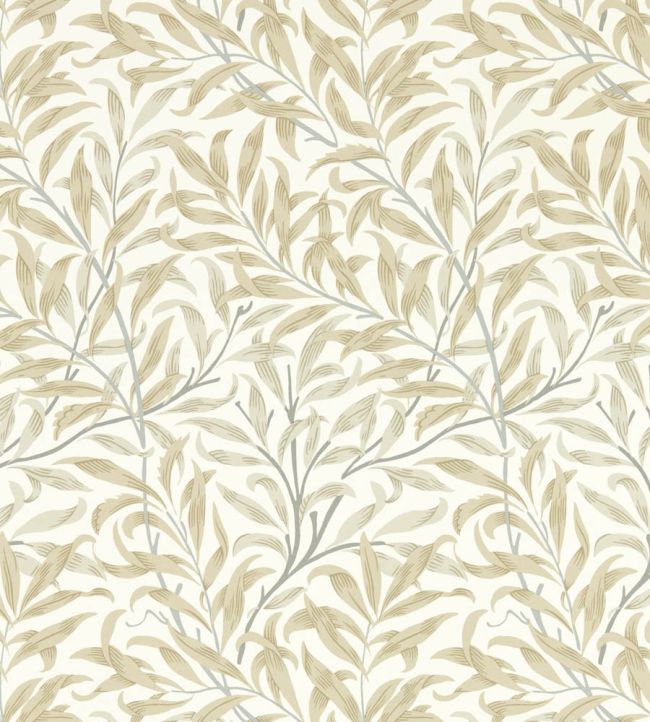 Willow Boughs Wallpaper - Linen - Clarke & Clarke