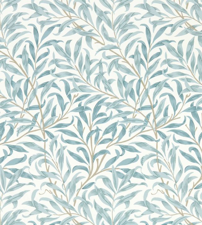 Willow Boughs Wallpaper - Mineral - Clarke & Clarke
