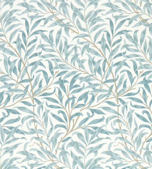 Willow Boughs Wallpaper - Mineral - Clarke & Clarke