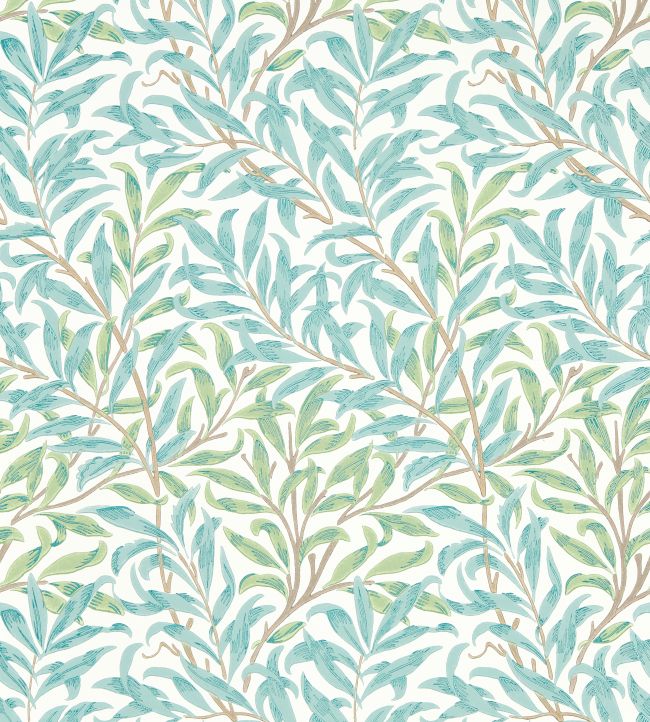 Willow Boughs Wallpaper - Willow/Seaglass - 217083 - Morris & Co