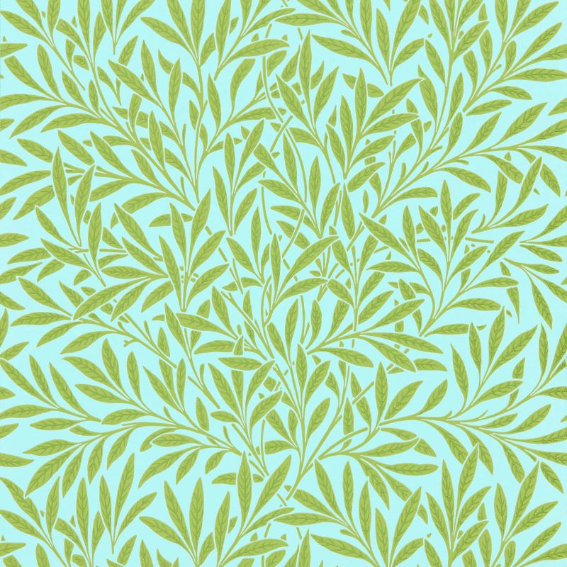 Willow Wallpaper - Sky/Leaf - 216964 - Morris & Co