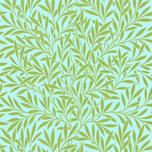 Willow Wallpaper - Sky/Leaf - 216964 - Morris & Co