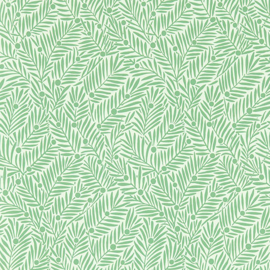 Yew & Aril Wallpaper - Spearmint - 217346 - Morris & Co