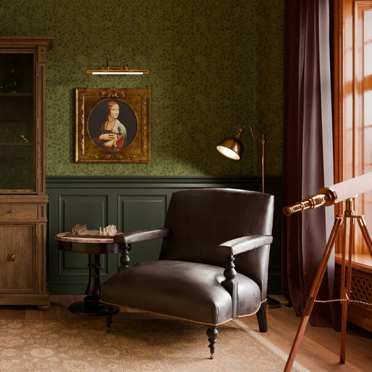 The Grand Estate Wallpaper - Rural Tones on Gentleman Green - LAN100217 - Lucie Annabel - Premier Wallcovering
